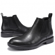 真皮男鞋切尔西男靴套脚短靴休闲鞋大码男鞋45 46 47码