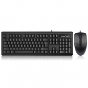 双飞燕有线键盘鼠标套装台式机办公家用游戏USB键鼠PS套装KK-5520