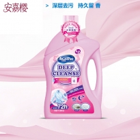 安嘉樱强效洁净香水洗衣液3kg*6瓶家用护衣持久留香除菌家庭装